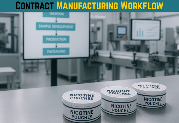 Nicotine Pouches Contract Manufacturing Workflow
